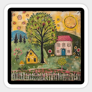 Cute Country Living Sticker